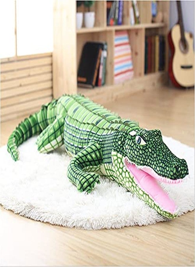 XICHEN® 39" Lifesize Green Adorable Crocodile Soft Plush Toys, Large Stuffed Animals - Image 5